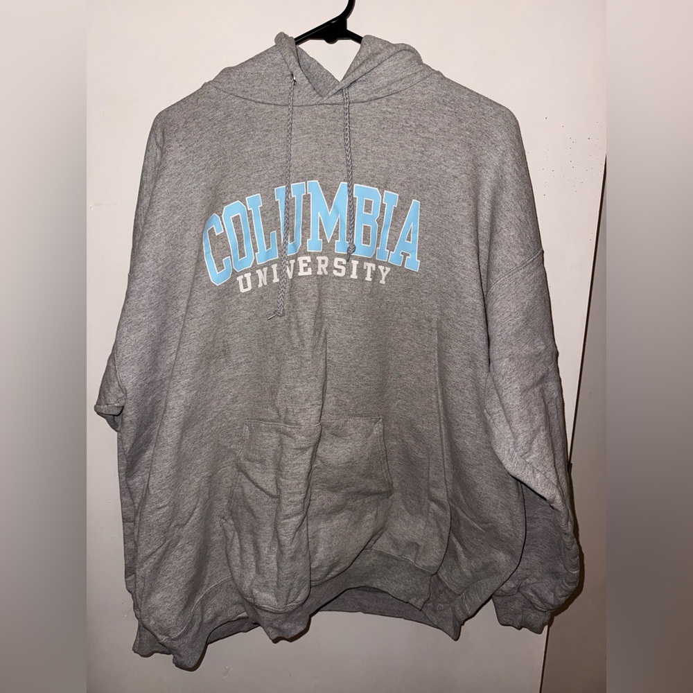Columbia Gray Hoodie with Blue Lettering by Ivy Sport